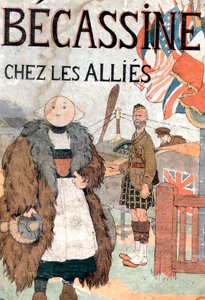 capa do livro "Becassine chez les allies" (Becassine nos aliados) de Joseph Porphyre Pinchon
