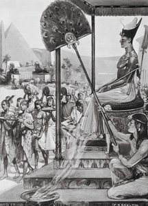 Homenagem a Ramsés II, XIXª Dinastia (litografia) de Joseph Ratcliffe (after) Skelton