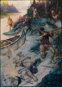 Nenhum homem estava seguro, nenhuma vida estava segura, 1908, c1920 de Joseph Ratcliffe Skelton