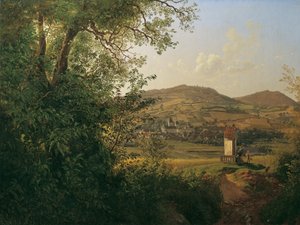 Vista de Pöggstall de Joseph Rebell