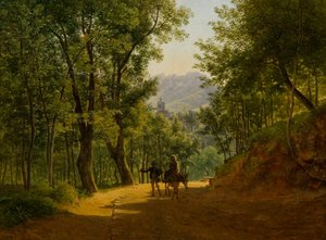 paisagem italiana (caminho perto da Cava de