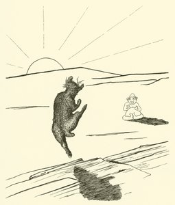 Old Man Kangaroo (gravura) de Joseph Rudyard (after) Kipling