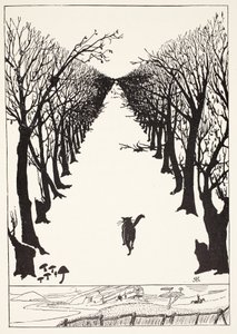 O gato que andou por ele mesmo, ilustração "apenas de tão histórias para crianças pequenas" por Rudyard Kipling, bar. Londres, 1951