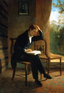 John Keats. Poeta inglês (1795 a 1821). Pintura de Joseph Severn National Portrait Gallery London.
