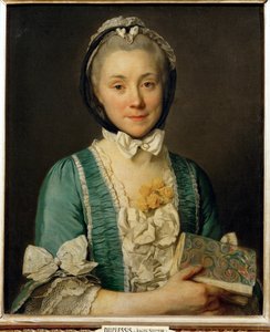 Madame Lenoir, mãe de Alexandre Lenoir, fundador do Museu dos Mimentos Franceses ... de Joseph Siffred Duplessis