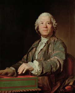 Retrato do compositor Christoph Willibald Ritter von Gluck 1714-1787, 1775 de Joseph Siffred Duplessis