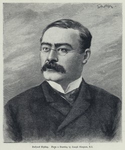 Rudyard Kipling (lito) de Joseph Simpson