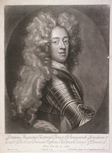 Retrato oval de Jorge II, Rei da Grã-Bretanha, 1706