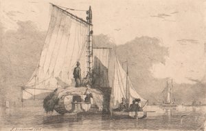 Barcos em Braydon, 1825