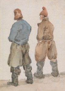 Dois Pescadores vistos de Atrás de Joseph Stannard