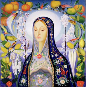 A Virgem (óleo sobre tela)