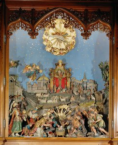 Manjedoura, utilizada na igreja do mosteiro durante as cerimónias de Natal ... de Joseph Thaddaeus Stammel