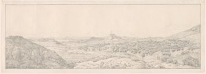 Panorama em direção a Atenas do Jardim de Afrodite de Joseph Thürmer