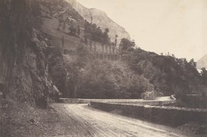 Estrada de Pierrefitte a Luz St Sauveur, 1853.