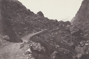 São Salvador. Caminho do caos que leva a Gavarnie Saint-Sauveur. O Caminho para o Caos..., 1853.