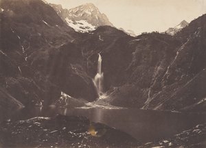 Vista do Lago Oo ou Seculejo, Bagnère de Luchon, 1853.