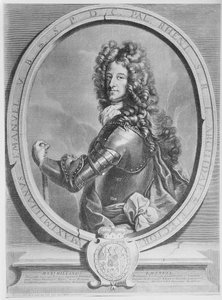Maximiliano II Emanuel, Eleitor da Baviera, gravado por Cornelis Vermeulen (gravura)