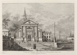 Vista do Prospecto da Igreja de S. Francesco, 1742.