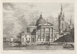 Vista do Prospecto da Igreja de S. Giorgio Maggiore, 1742.