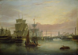 The Floating Harbour, Bristol, com a Prince Street Bridge