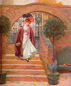 The Orchard, Harrow: O portão de entrada e as etapas, c1880-1903, 1903