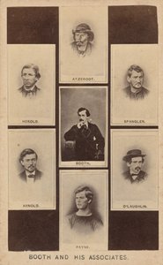 Booth e os seus associados, 1865 (foto) de Joseph Ward