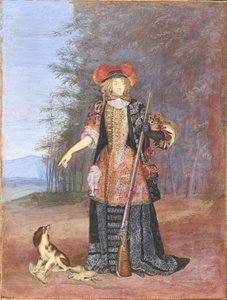 Retrato de Elizabeth Charlotte, princesa palatina 1652-1722, duquesa de Orléans, ca 1671.