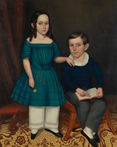 John e Louisa Stock, 1845. de Joseph Whiting Stock
