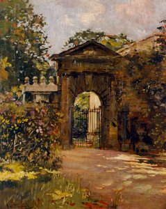 Inigo Jones Gateway, Chiswick House (óleo sobre tela)