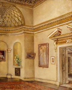 North East Corner of the Gallery, Chiswick House (óleo sobre tela)