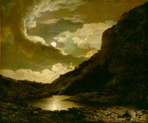 Matlock Tor ao luar, c.1778