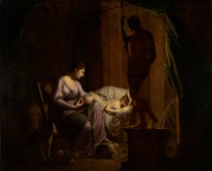 Penelope Desvendando Sua Web, 1783-4 de Joseph Wright of Derby