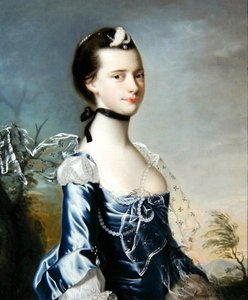 Retrato de Elizabeth Copestake (d.1790) (óleo sobre tela) de Joseph Wright of Derby