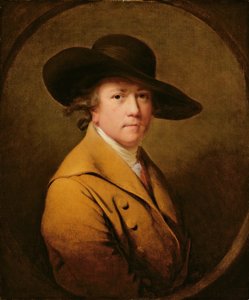 Auto-retrato, c.1780 (óleo sobre tela) de Joseph Wright of Derby