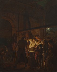 A Loja do Ferreiro de Joseph Wright of Derby