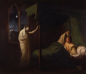 William e Margaret da obra "Reliques of Ancient English Poetry" de Percy de Joseph Wright of Derby