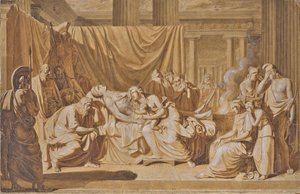 Morte de Aquiles de Joseph von Fuhrich