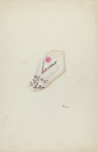 Sapato de bebê, c. 1938.