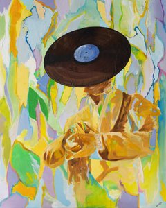 Jazzy, 2023 (acrílico sobre tela) de Josephine Henning
