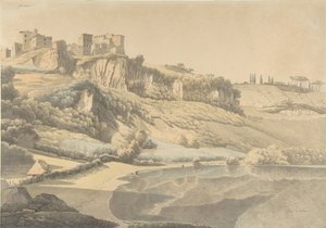 Genzano e Lago Nemi, início do século XIX.