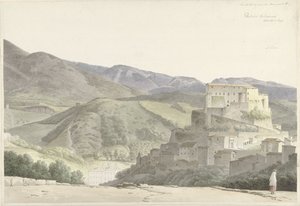 Paisagem italiana em Subiaco