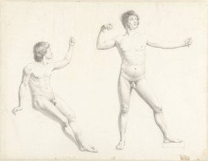 Dois estudos de nudez masculina