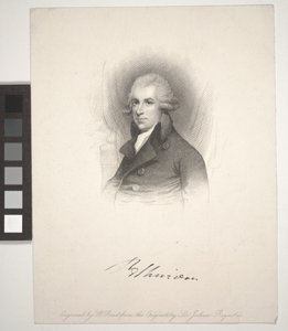 Richard Brinsley Sheridan, gravado por W. Read (1824-1837) de Joshua (after) Reynolds