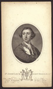 Sir John Lockhart-Ross, almirante britânico (gravura) de Joshua (after) Reynolds