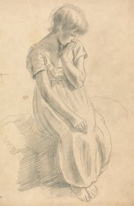 Uma criança sentada de Joshua Cristall