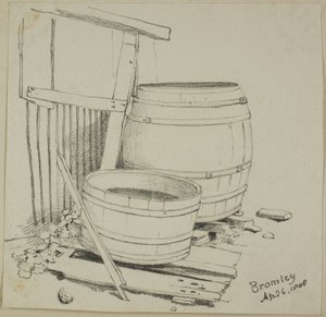 Lavatório e barril de Joshua Cristall