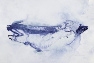 Pássaro Azul Abstrato de Joshua Hoskins