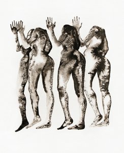 Mulheres em Tinta Abstrata