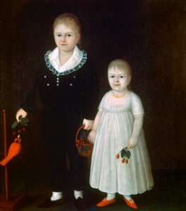 Edward e Sarah Rutter, c1805 de Joshua Johnson