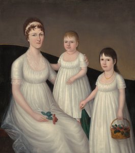 Grace Allison McCurdy Mrs. Hugh McCurdy and Her Daughters, Mary Jane e Letitia Grace, c1806.